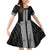 New Zealand Maori Kowhaiwhai Family Matching Off Shoulder Short Dress and Hawaiian Shirt Pango Maui and Mangopare