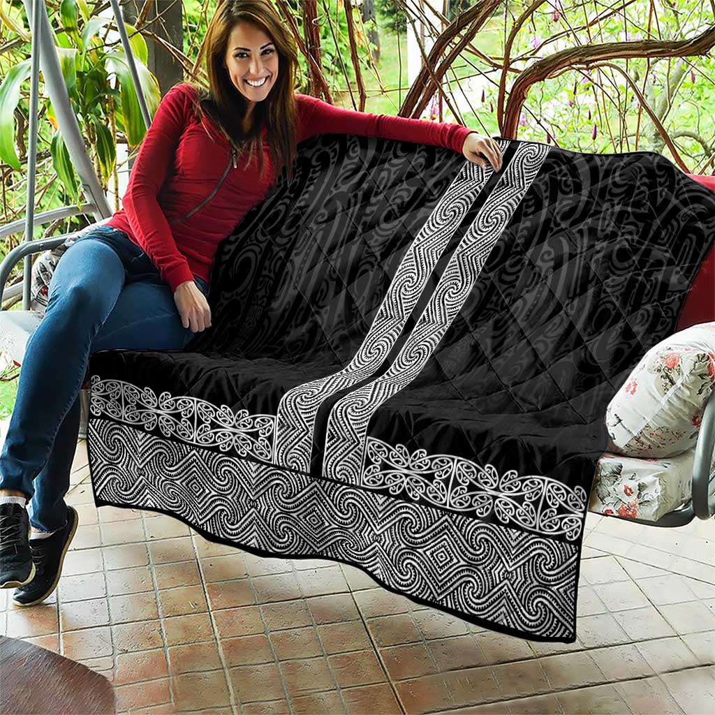 New Zealand Maori Kowhaiwhai Quilt Pango Maui and Mangopare