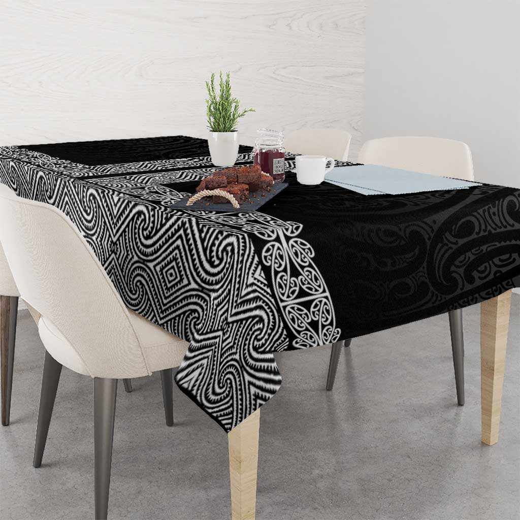 New Zealand Maori Kowhaiwhai Tablecloth Pango Maui and Mangopare