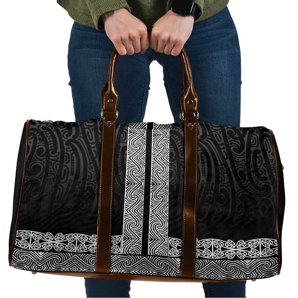New Zealand Maori Kowhaiwhai Travel Bag Pango Maui and Mangopare - Polynesian Pride