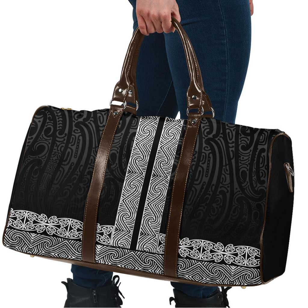 New Zealand Maori Kowhaiwhai Travel Bag Pango Maui and Mangopare - Polynesian Pride