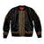 New Zealand Maori Kowhaiwhai Bomber Jacket Parauri Maui and Mangopare