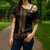 New Zealand Maori Kowhaiwhai Cross Shoulder Shirt Parauri Maui and Mangopare - Polynesian Pride