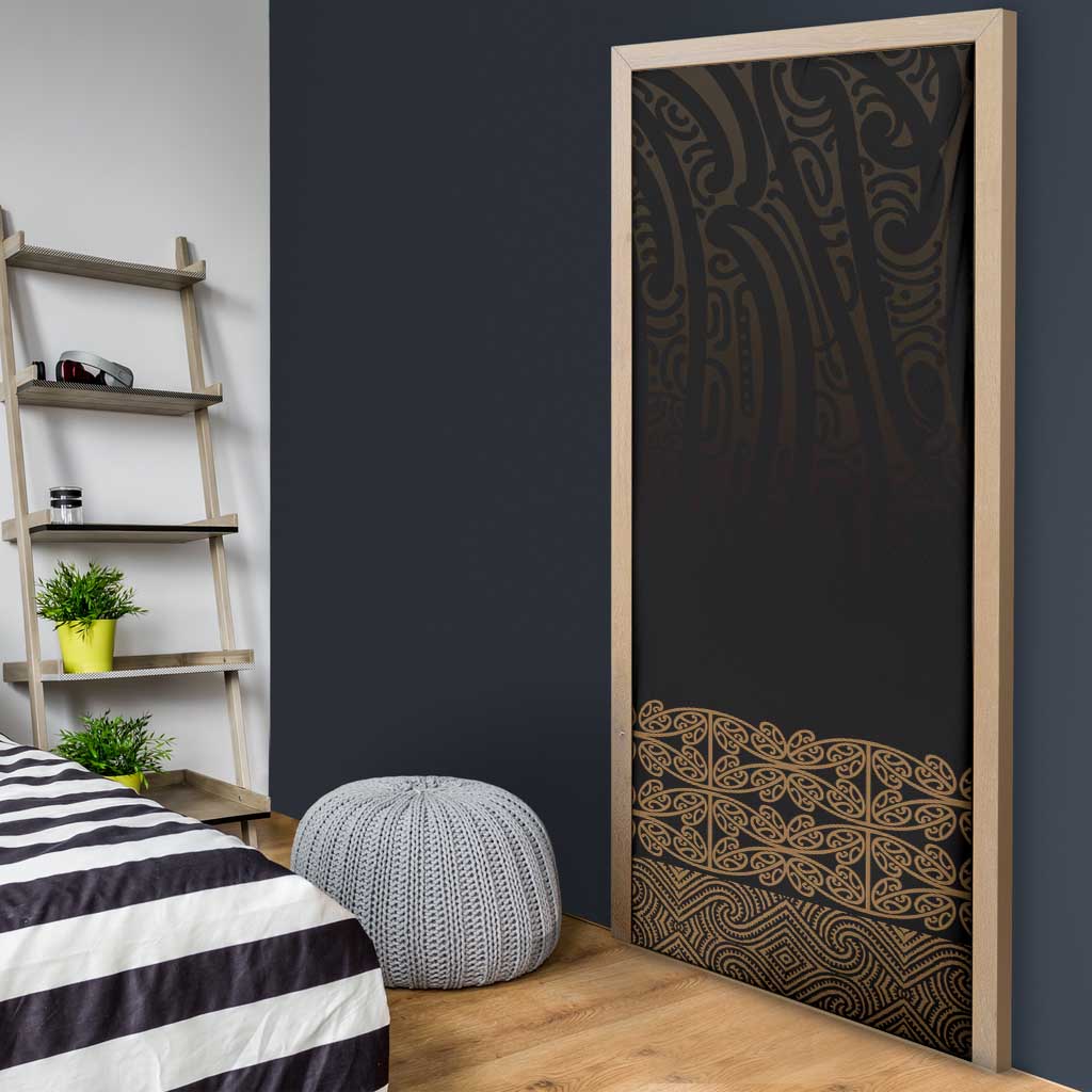 New Zealand Maori Kowhaiwhai Door Cover Parauri Maui and Mangopare LT9 - Polynesian Pride