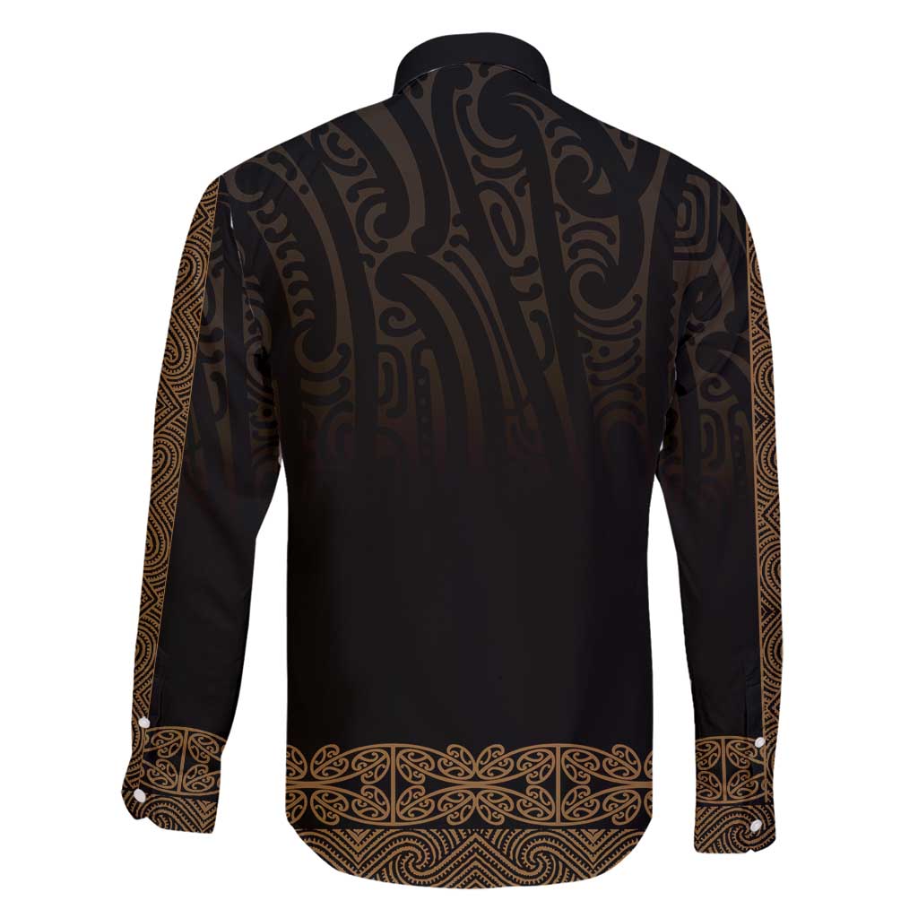 New Zealand Maori Kowhaiwhai Family Matching Off Shoulder Short Dress and Hawaiian Shirt Parauri Maui and Mangopare LT9 - Polynesian Pride