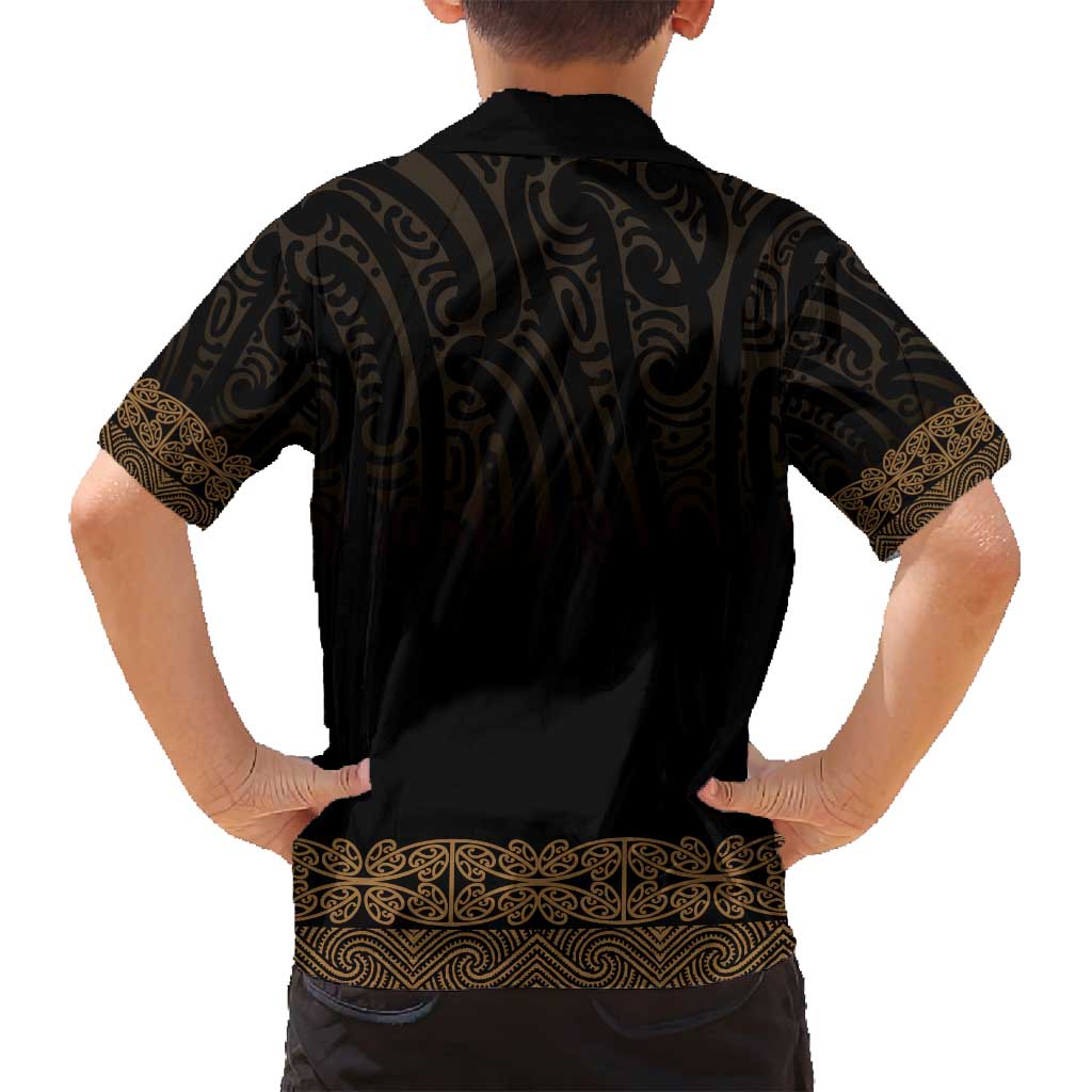 New Zealand Maori Kowhaiwhai Family Matching Summer Maxi Dress and Hawaiian Shirt Parauri Maui and Mangopare LT9 - Polynesian Pride
