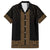 New Zealand Maori Kowhaiwhai Family Matching Tank Maxi Dress and Hawaiian Shirt Parauri Maui and Mangopare