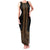 New Zealand Maori Kowhaiwhai Family Matching Tank Maxi Dress and Hawaiian Shirt Parauri Maui and Mangopare