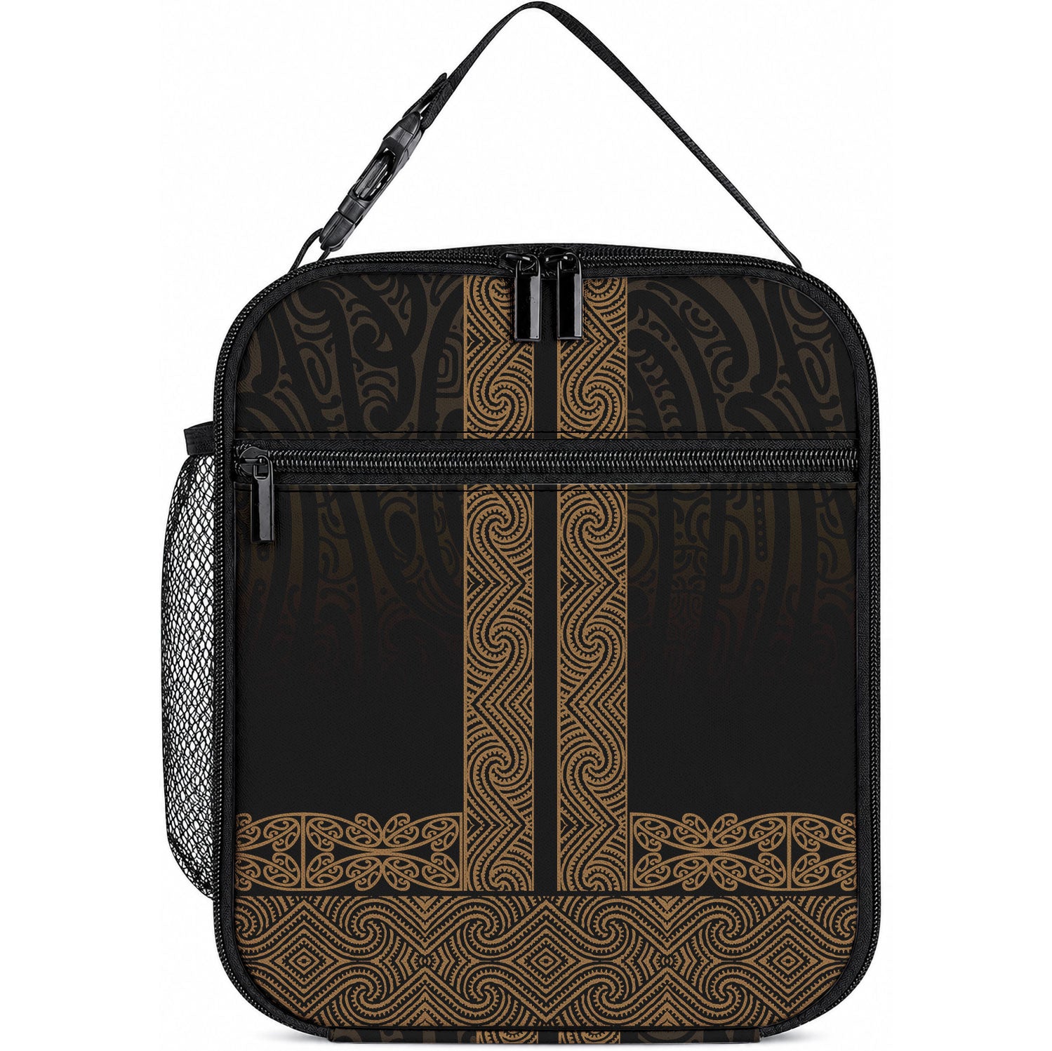 New Zealand Maori Kowhaiwhai Lunch Bag Parauri Maui and Mangopare