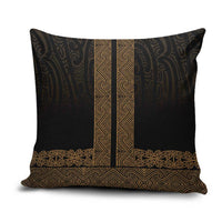 New Zealand Maori Kowhaiwhai Pillow Cover Parauri Maui and Mangopare - Polynesian Pride