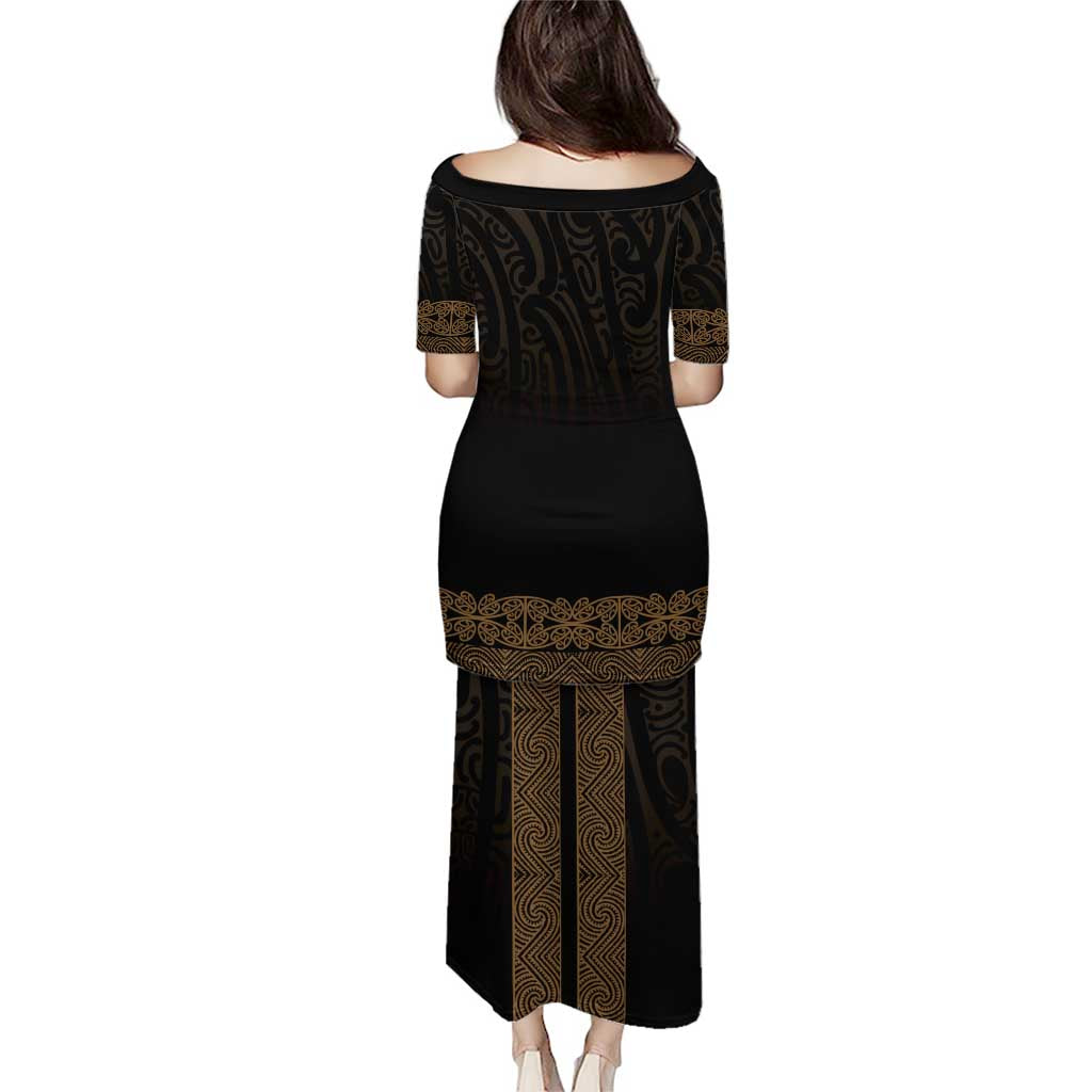 New Zealand Maori Kowhaiwhai Puletasi Parauri Maui and Mangopare