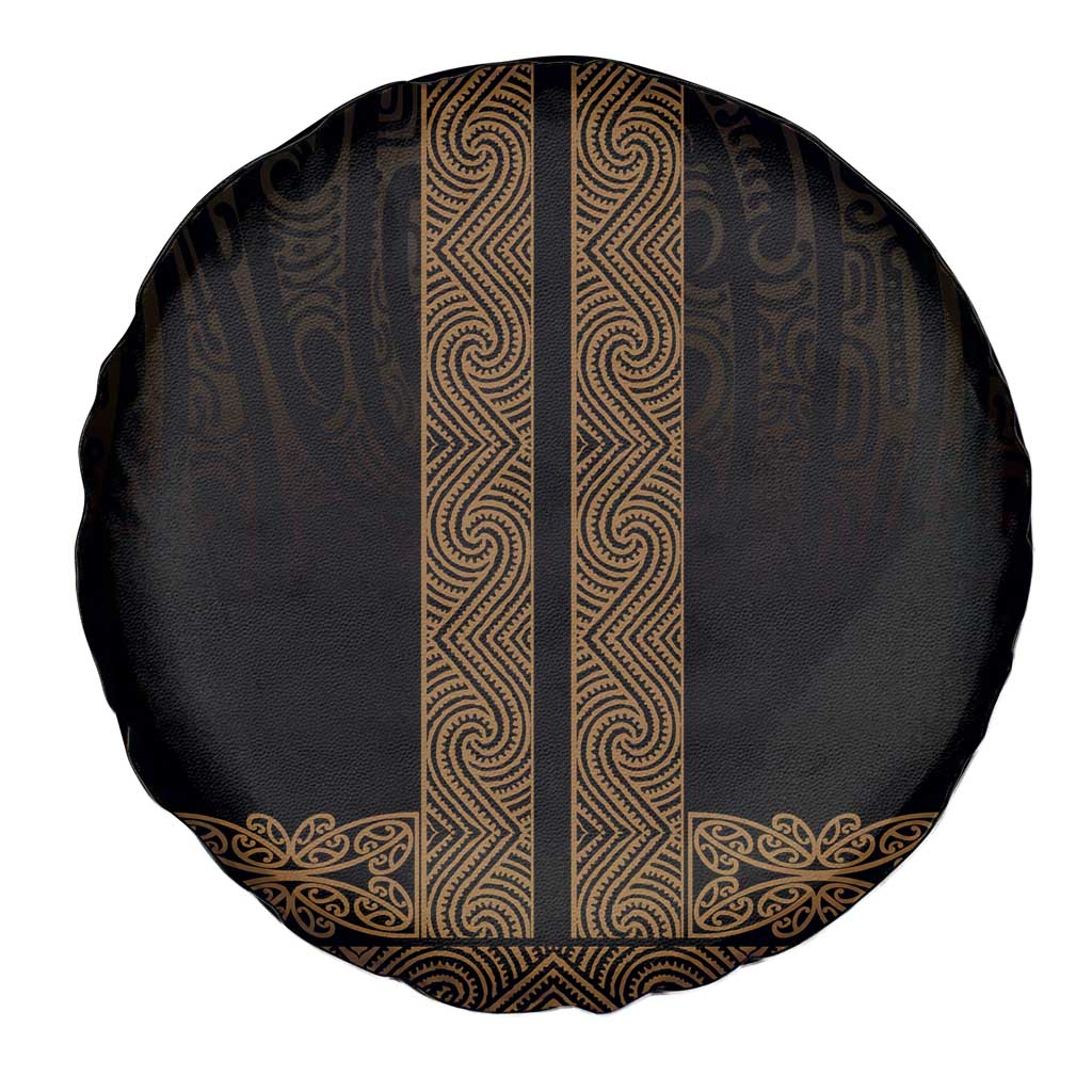 New Zealand Maori Kowhaiwhai Spare Tire Cover Parauri Maui and Mangopare LT9 - Polynesian Pride