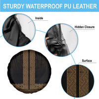 New Zealand Maori Kowhaiwhai Spare Tire Cover Parauri Maui and Mangopare LT9 - Polynesian Pride
