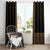 New Zealand Maori Kowhaiwhai Window Curtain Parauri Maui and Mangopare