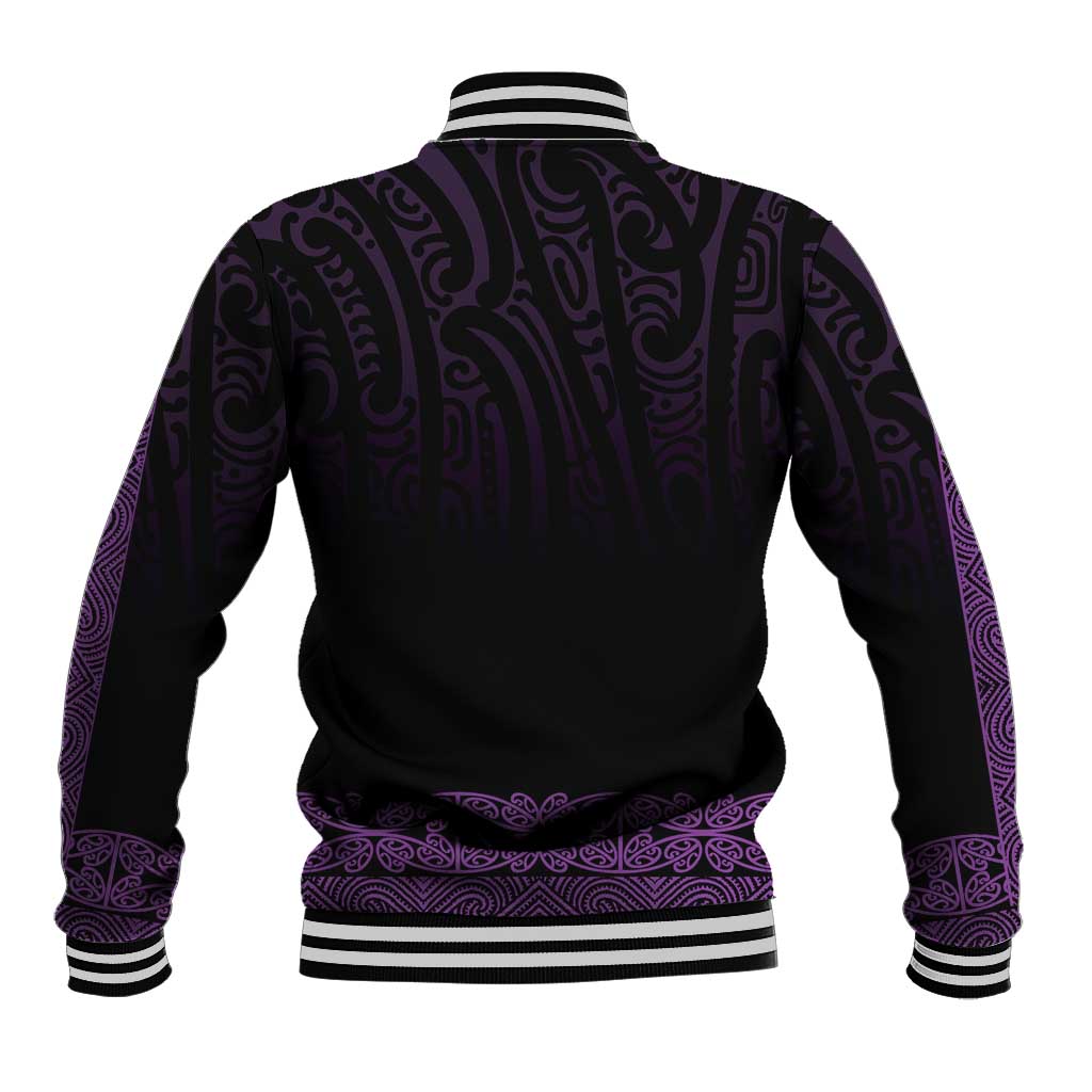 New Zealand Maori Kowhaiwhai Baseball Jacket Waiporoporo Maui and Mangopare LT9 - Polynesian Pride