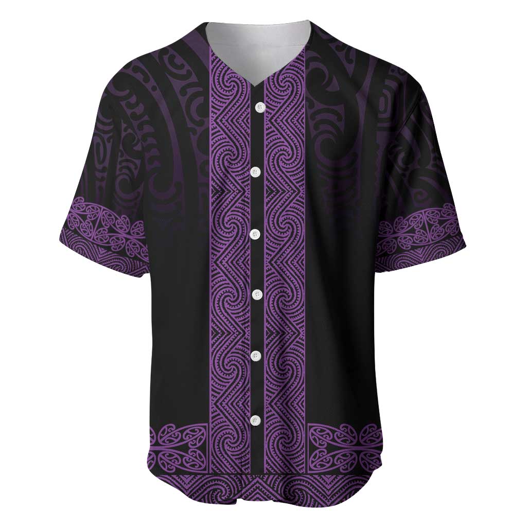 New Zealand Maori Kowhaiwhai Baseball Jersey Waiporoporo Maui and Mangopare