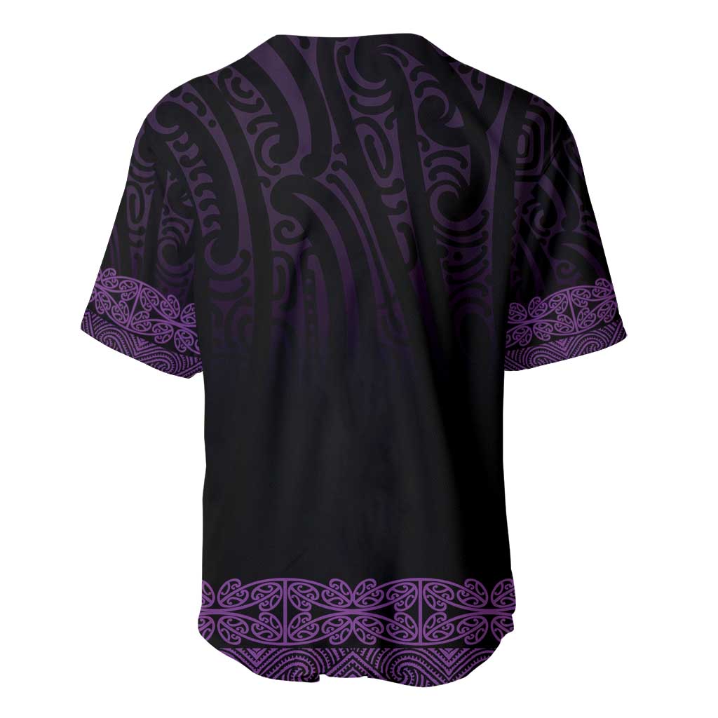 New Zealand Maori Kowhaiwhai Baseball Jersey Waiporoporo Maui and Mangopare LT9 - Polynesian Pride