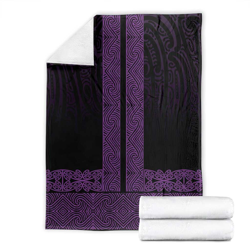 New Zealand Maori Kowhaiwhai Blanket Waiporoporo Maui and Mangopare LT9 - Polynesian Pride
