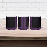 New Zealand Maori Kowhaiwhai Ceramic Mug Waiporoporo Maui and Mangopare - Polynesian Pride