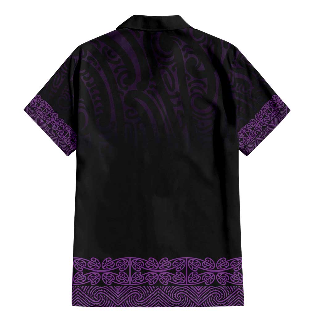 New Zealand Maori Kowhaiwhai Family Matching Mermaid Dress and Hawaiian Shirt Waiporoporo Maui and Mangopare LT9 - Polynesian Pride