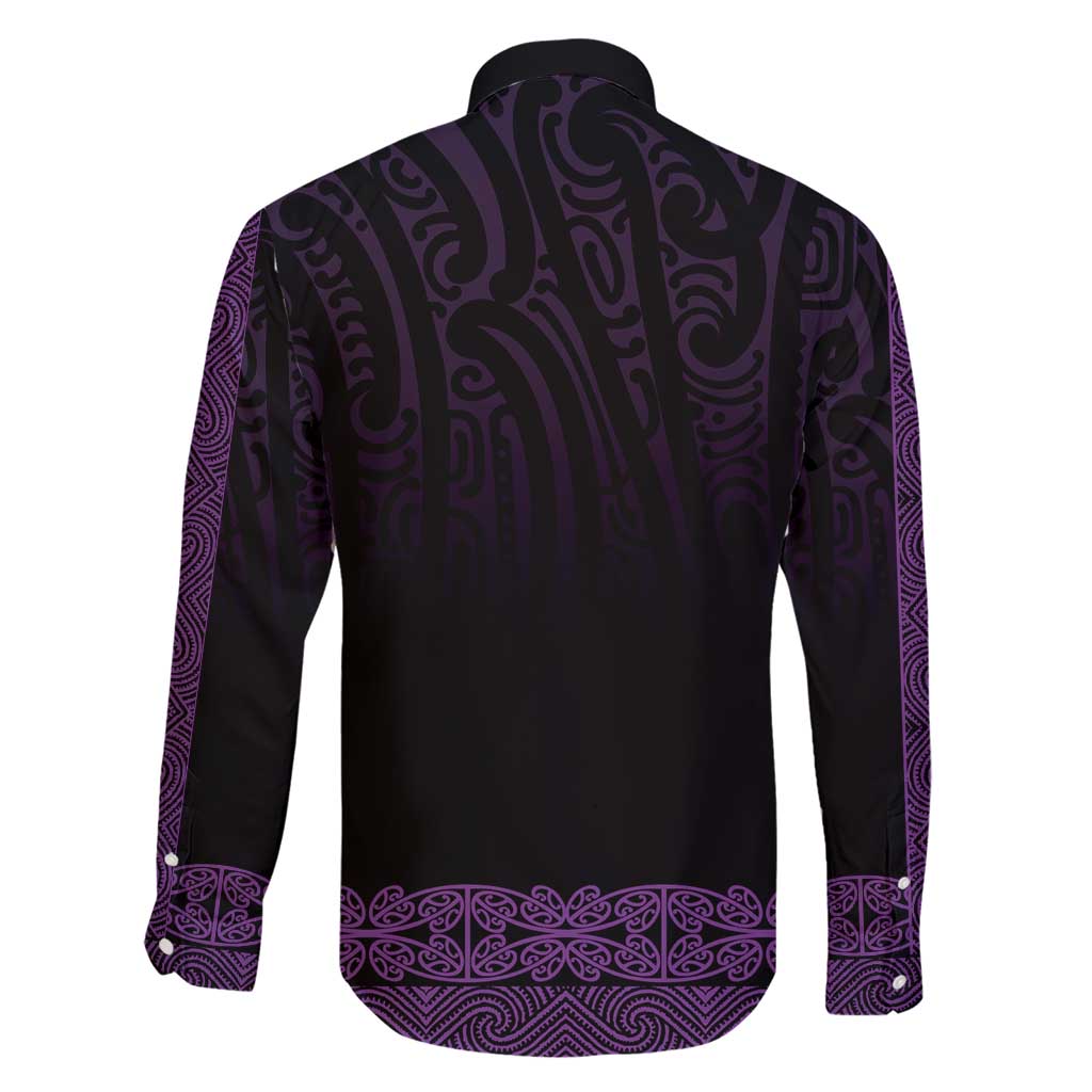 New Zealand Maori Kowhaiwhai Family Matching Short Sleeve Bodycon Dress and Hawaiian Shirt Waiporoporo Maui and Mangopare LT9 - Polynesian Pride