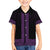 New Zealand Maori Kowhaiwhai Family Matching Short Sleeve Bodycon Dress and Hawaiian Shirt Waiporoporo Maui and Mangopare