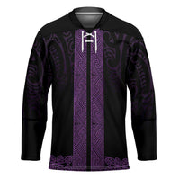 New Zealand Maori Kowhaiwhai Hockey Jersey Waiporoporo Maui and Mangopare - Polynesian Pride