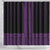 New Zealand Maori Kowhaiwhai Shower Curtain Waiporoporo Maui and Mangopare
