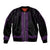 New Zealand Maori Kowhaiwhai Sleeve Zip Bomber Jacket Waiporoporo Maui and Mangopare