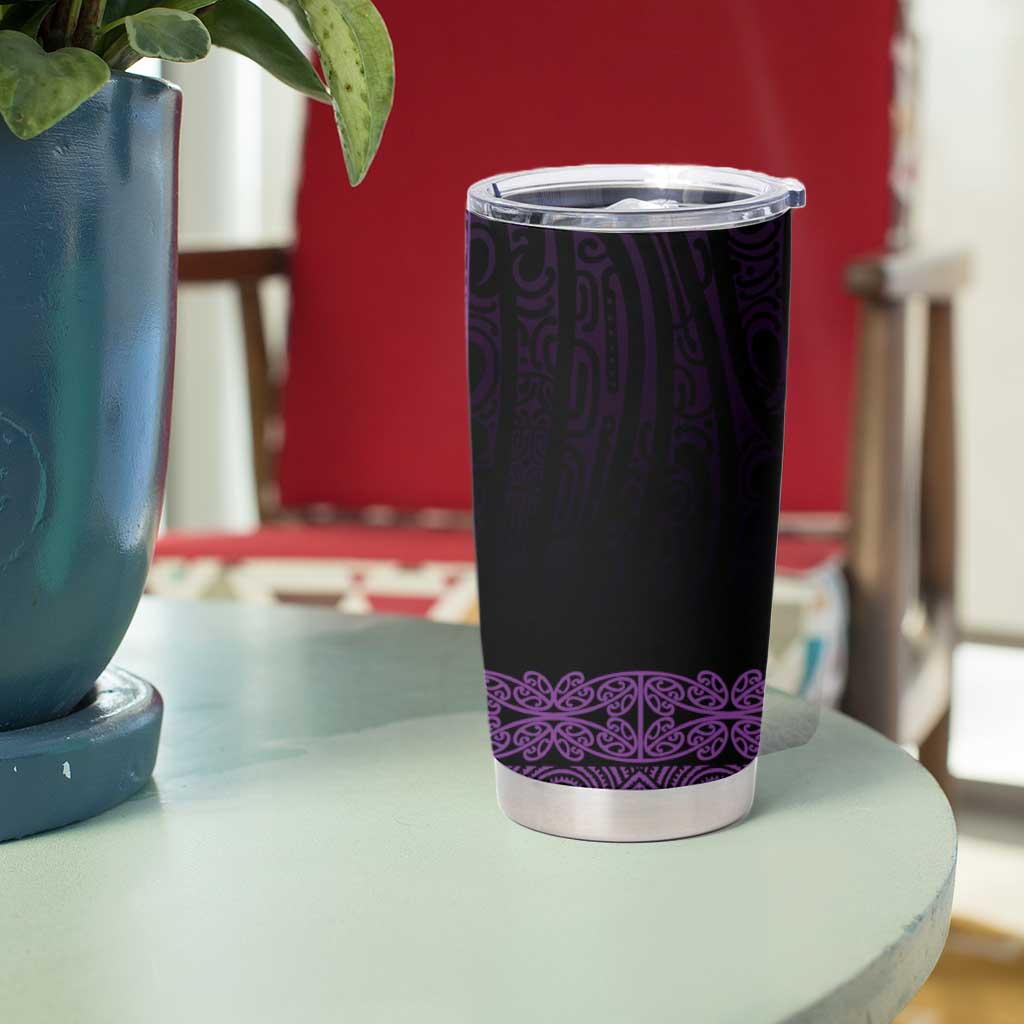 New Zealand Maori Kowhaiwhai Tumbler Cup Waiporoporo Maui and Mangopare LT9 - Polynesian Pride