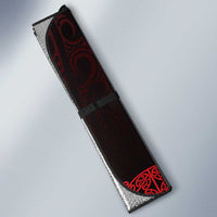 New Zealand Maori Kowhaiwhai Auto Sun Shade Whero Maui and Mangopare - Polynesian Pride