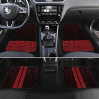 New Zealand Maori Kowhaiwhai Car Mats Whero Maui and Mangopare