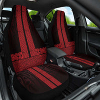 New Zealand Maori Kowhaiwhai Car Seat Cover Whero Maui and Mangopare