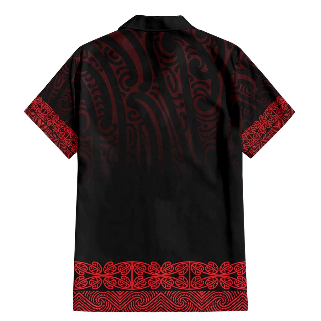 New Zealand Maori Kowhaiwhai Family Matching Mermaid Dress and Hawaiian Shirt Whero Maui and Mangopare LT9 - Polynesian Pride