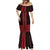 New Zealand Maori Kowhaiwhai Mermaid Dress Whero Maui and Mangopare