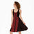 New Zealand Maori Kowhaiwhai Midi Dress Whero Maui and Mangopare - Polynesian Pride