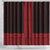 New Zealand Maori Kowhaiwhai Shower Curtain Whero Maui and Mangopare
