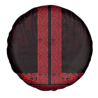 New Zealand Maori Kowhaiwhai Spare Tire Cover Whero Maui and Mangopare LT9 - Polynesian Pride