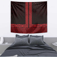 New Zealand Maori Kowhaiwhai Tapestry Whero Maui and Mangopare