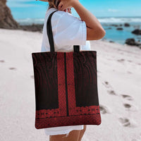 New Zealand Maori Kowhaiwhai Tote Bag Whero Maui and Mangopare - Polynesian Pride