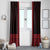 New Zealand Maori Kowhaiwhai Window Curtain Whero Maui and Mangopare