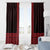 New Zealand Maori Kowhaiwhai Window Curtain Whero Maui and Mangopare