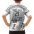 Custom Fiji Black Fern Family Matching Off Shoulder Short Dress and Hawaiian Shirt Maori Warroir with Fijian Masi Pattern