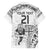 Custom Fiji Black Fern Family Matching Off Shoulder Short Dress and Hawaiian Shirt Maori Warroir with Fijian Masi Pattern