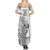 Custom Fiji Black Fern Family Matching Summer Maxi Dress and Hawaiian Shirt Maori Warroir with Fijian Masi Pattern