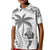 Custom Fiji Black Fern Kid Polo Shirt Maori Warroir with Fijian Masi Pattern