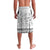 Custom Fiji Black Fern Lavalava Maori Warroir with Fijian Masi Pattern