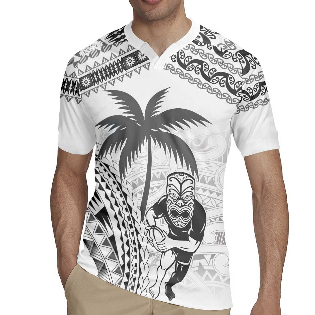 Custom Fiji Black Fern Rugby Jersey Maori Warroir with Fijian Masi Pattern