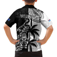 Custom Fiji New Zealand Family Matching Long Sleeve Bodycon Dress and Hawaiian Shirt Maori mix Tapa Pattern Version LT9 - Polynesian Pride