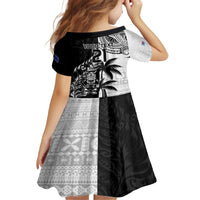 Custom Fiji New Zealand Family Matching Puletasi and Hawaiian Shirt Maori mix Tapa Pattern Version LT9 - Polynesian Pride